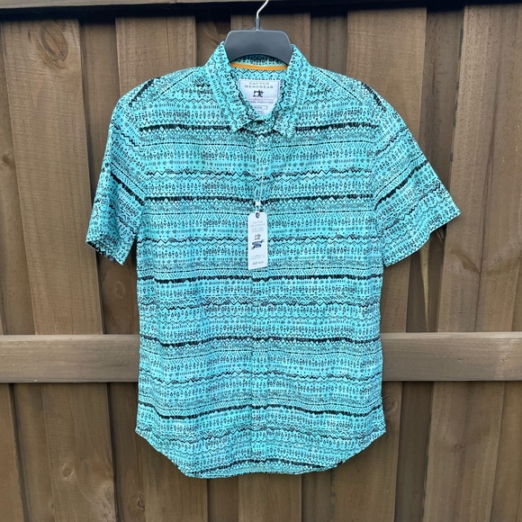 Cactus Other - NWT Cactus Menswear Tribal Striped Slim Fit Men’s Button Down Shirt